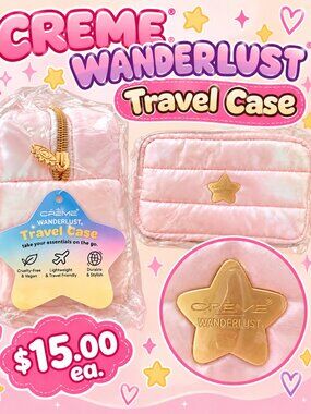The Creme Shop Wanderlust Travel Bag